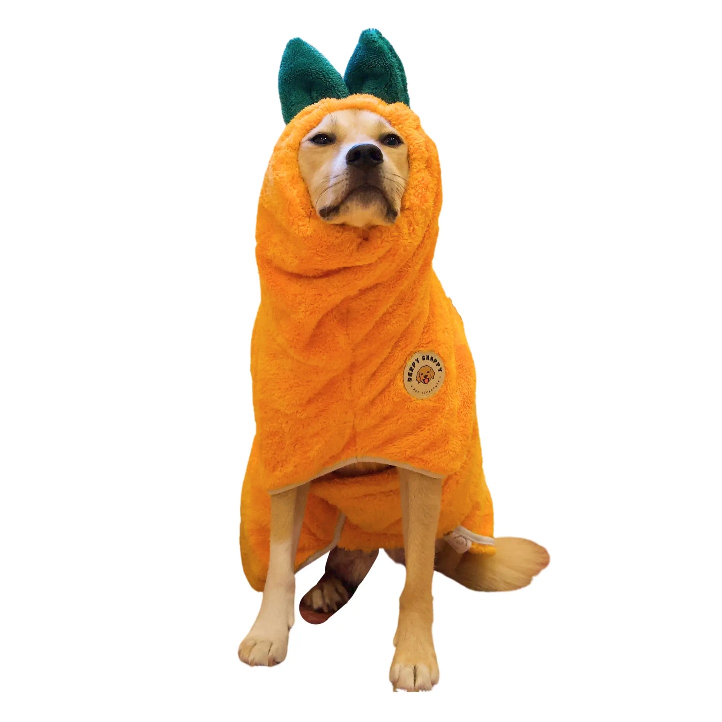 DERPY CHAPPY Premium Dog Towel Robe & Bathrobe │ for Drying Dogs after Baths, Swims & Rainy Walks │ Add to Cart Buy Now Microfiber Dog Bath Towel Robe │ Ultra‑Absorbent, Fast‑Drying & Adjustable Extra‑Warm Coat │ Made in Korea