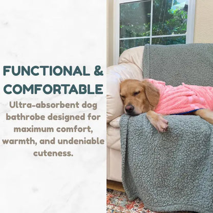 DERPY CHAPPY Premium Dog Towel Robe & Bathrobe │ for Drying Dogs after Baths, Swims & Rainy Walks │ Add to Cart Buy Now Microfiber Dog Bath Towel Robe │ Ultra‑Absorbent, Fast‑Drying & Adjustable Extra‑Warm Coat │ Made in Korea