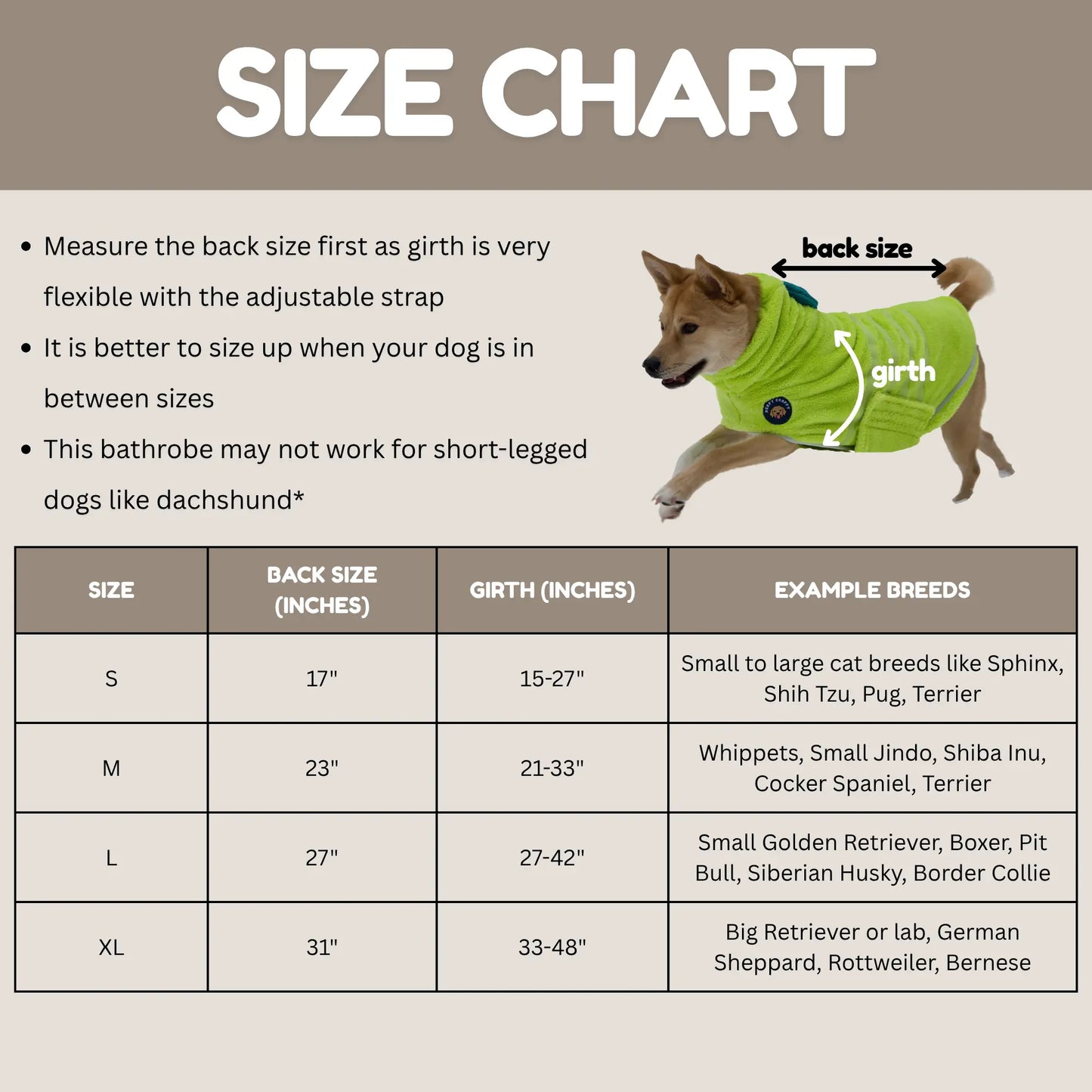 DERPY CHAPPY Premium Dog Towel Robe & Bathrobe │ for Drying Dogs after Baths, Swims & Rainy Walks │ Add to Cart Buy Now Microfiber Dog Bath Towel Robe │ Ultra‑Absorbent, Fast‑Drying & Adjustable Extra‑Warm Coat │ Made in Korea