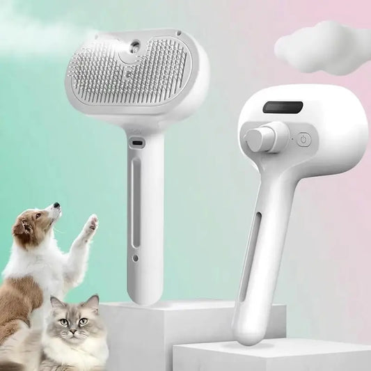 Pet Spray Hair Removal Comb, One Button Hair Removal Comb, Spray Odor Removal, Cat Brush, Dog Beauty Brush