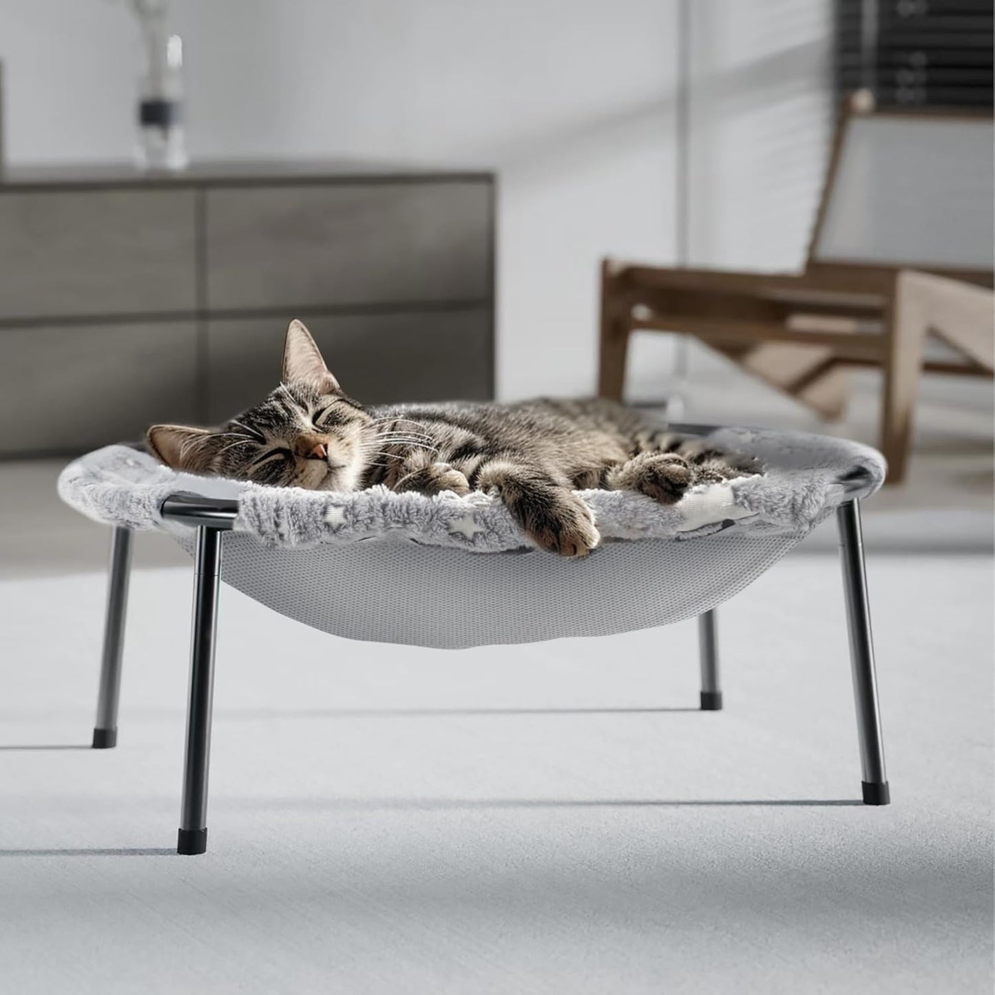 Elevated Glow-In-The-Dark Cat Bed